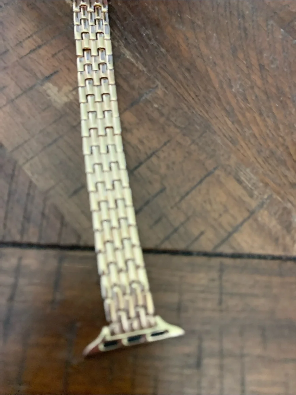 Gold Stretch Link Watchband